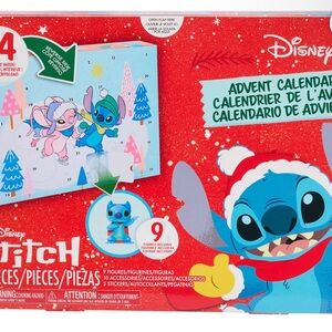 Disney Stitch Advent Calendar, 24 Surprises Inside, Kids Ages 5 and up New